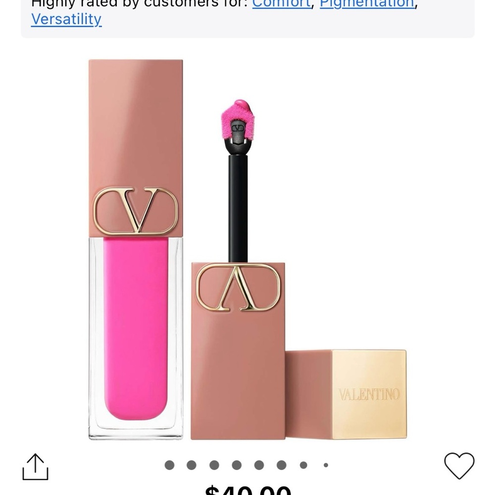 Valentino Liquirosso 2in1 Lip and Blush